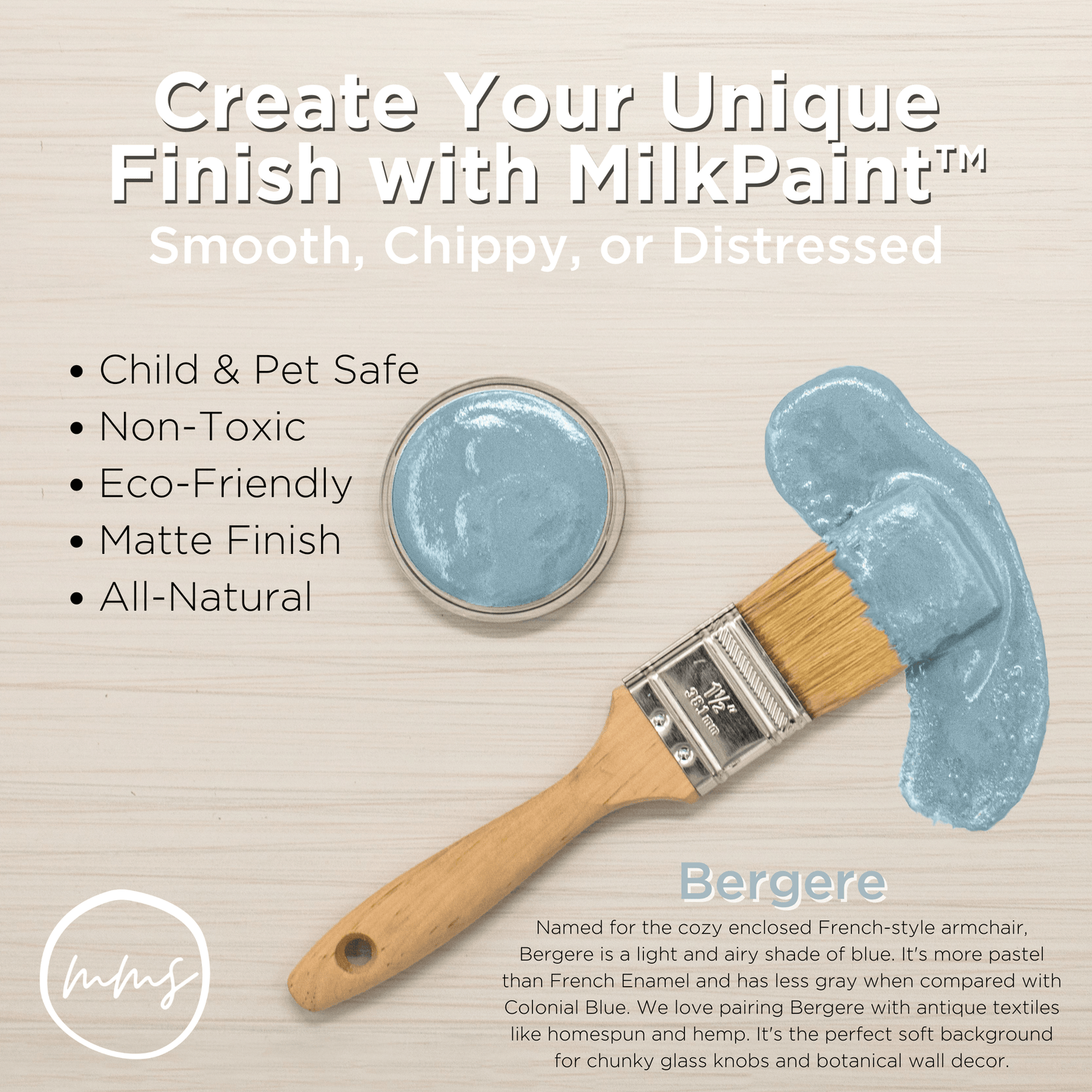MilkPaint™ - Bergere - Fresh Coat Finishes