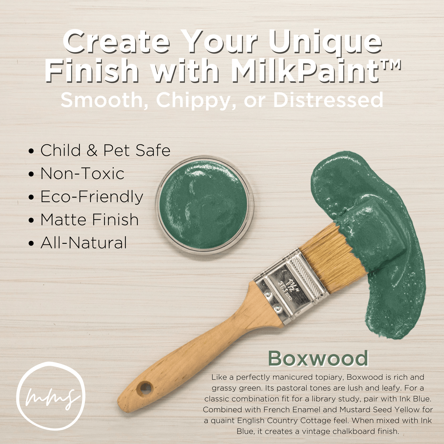 MilkPaint™ - Boxwood - Fresh Coat Finishes
