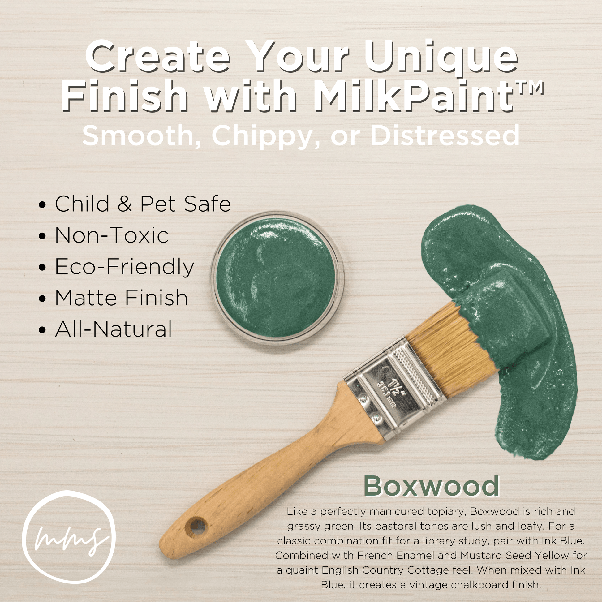 MilkPaint™ - Boxwood - Fresh Coat Finishes
