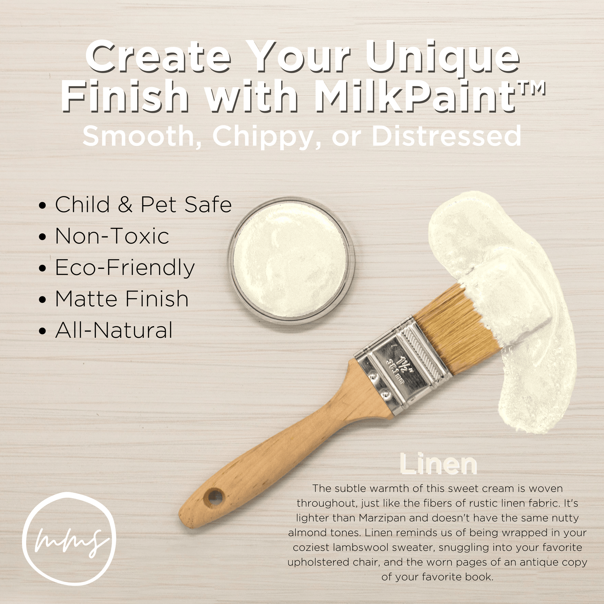 MilkPaint™ - Linen - Fresh Coat Finishes