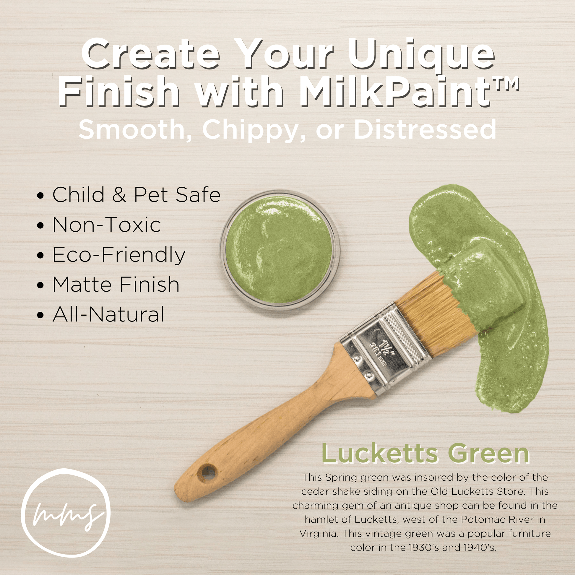 MilkPaint™ - Lucketts Green - Fresh Coat Finishes